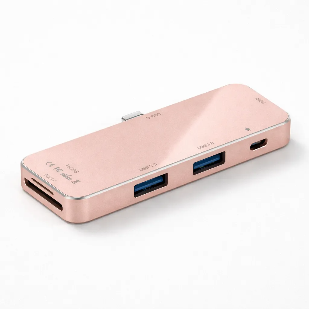 HUB 6 en 1 USB-C Metálico