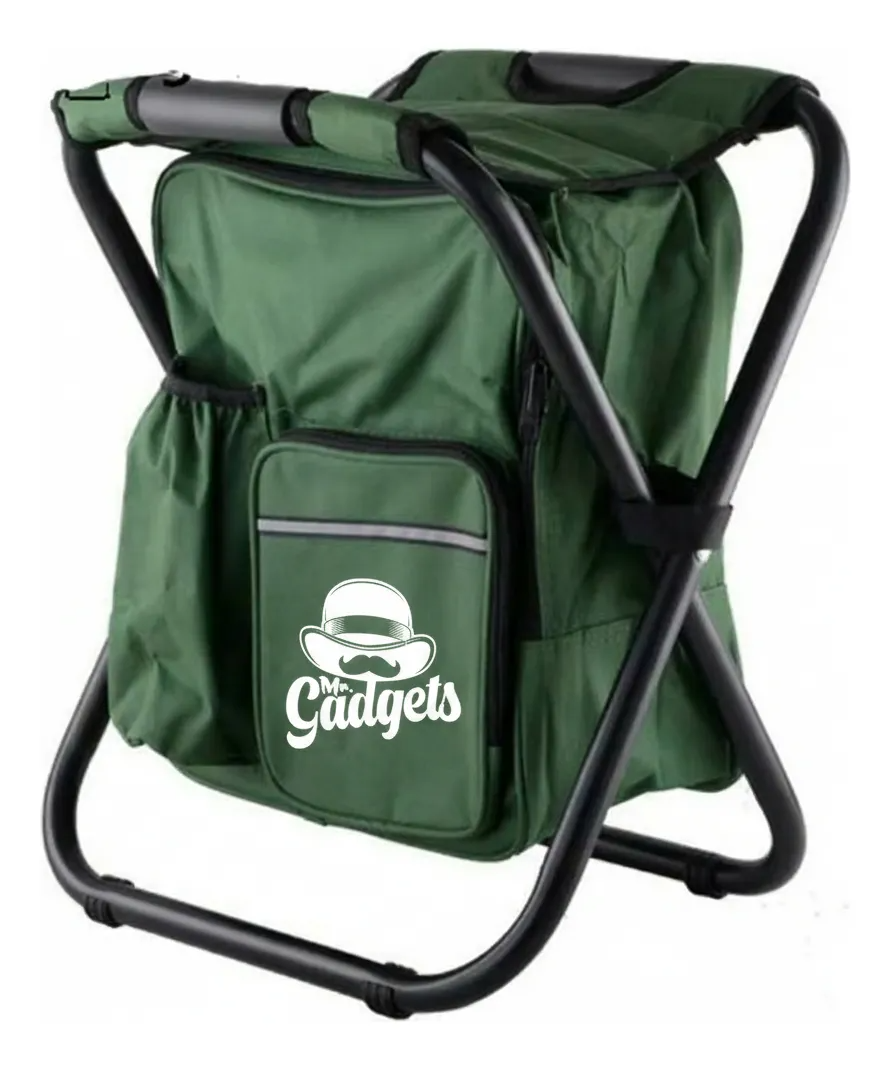 3 en 1 Hielera Banco Mochila Plegable