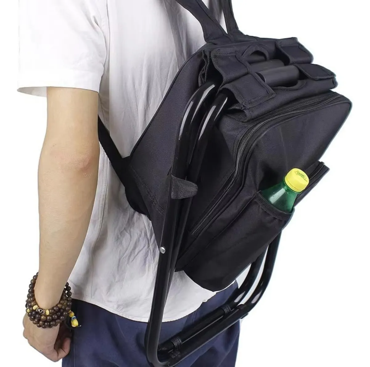 3 en 1 Hielera Banco Mochila Plegable