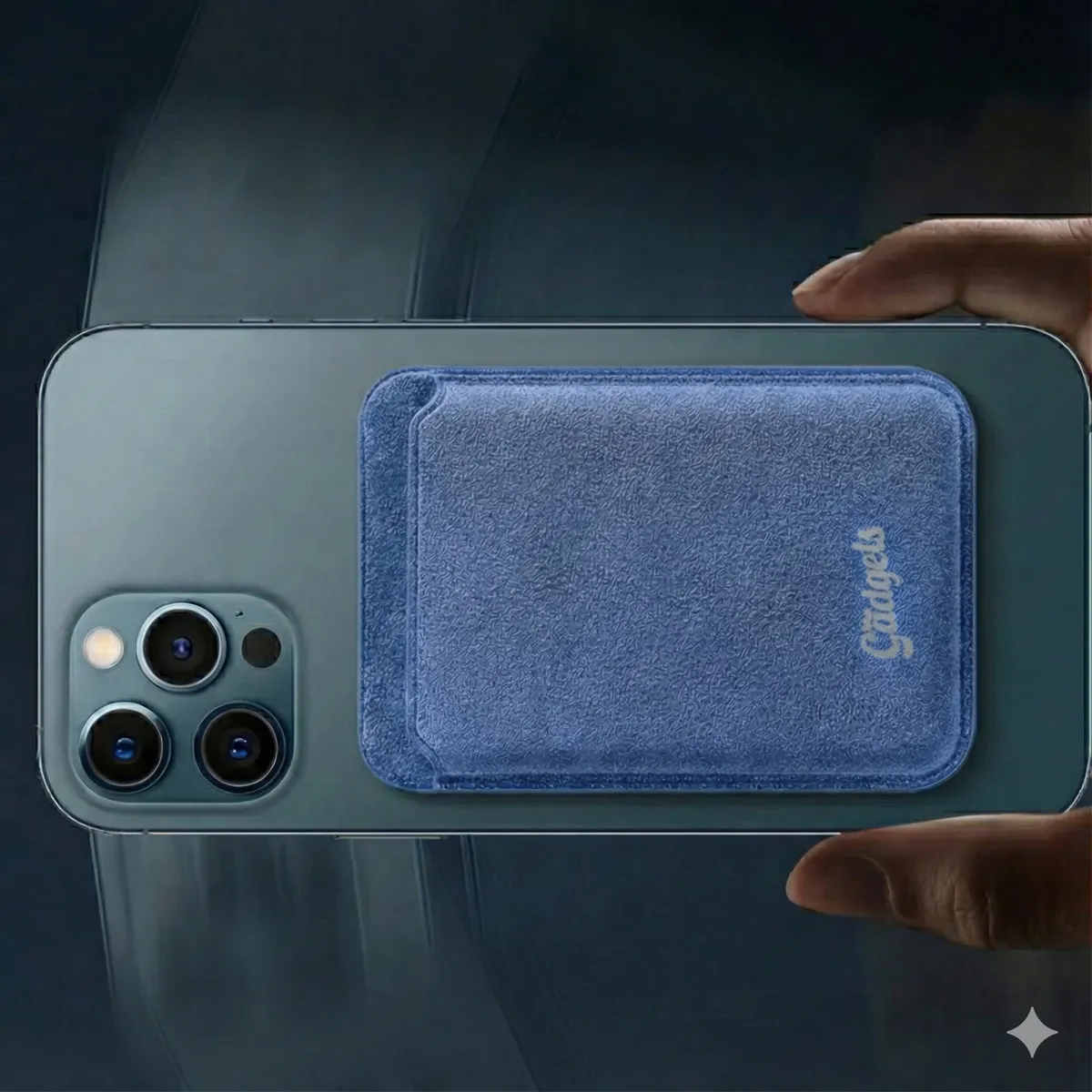 Cartera Wallet Gamuza Magnética para iPhone