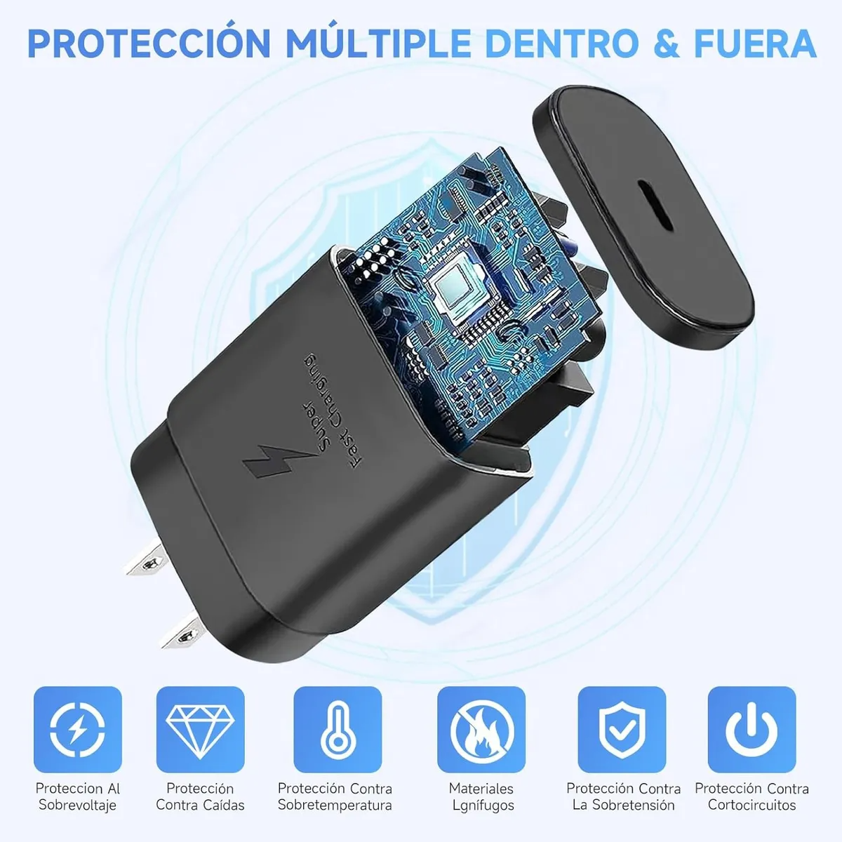 Adaptador de Carga Rápida para Galaxy USB-C