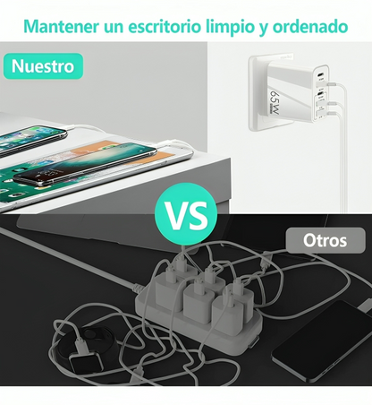 Adaptador 5 en 1 65W con Cable USB-C