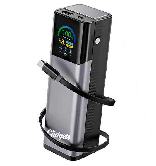 Power Bank Alta Potencia 27,000mAh 140W Ultra | Carga 3 Dispositivos a la Vez